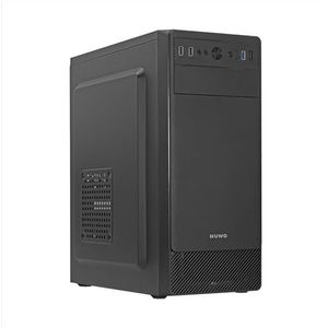 Nuwo Irys Y901 zwart ATX behuizing voor desktop Office 0,40 MM SPCC, front ABS, USB 3.0 (HxBxL: 415x372x175mm)