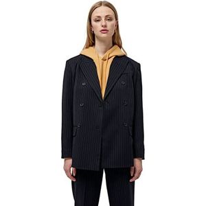 Minus Dames Embry Blazer, Black Pinstriped, 38