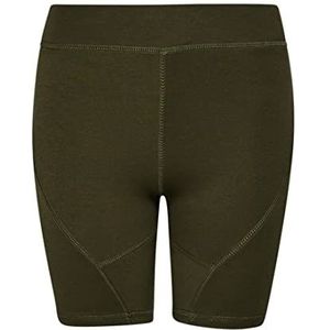 Superdry Womens Code TECH Cycling Shorts, Dark Moss, L