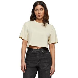 Build Your Brand Dames T-Shirt Dames Short Oversized Tee Sand 5XL, zand, 5XL