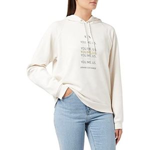 Armani Exchange Sweatshirt met lange mouwen en capuchon voor dames, ISO, XS