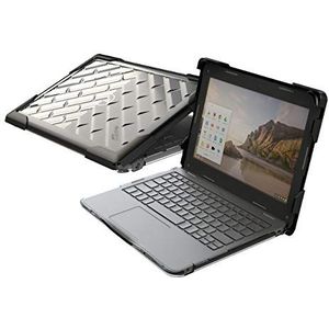 Gumdrop Cases BT-DL3180CS-BLK BumpTech robuuste bescherming voor Dell Chromebook 3180 Case Clamshell - Zwart
