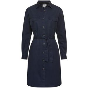 camel active - Overhemdjurk - Middernachtblauw - Met Taille Riem