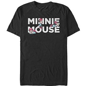 Disney Classics Mickey Classic - Minnie Stack Unisex Crew neck T-Shirt Black 2XL
