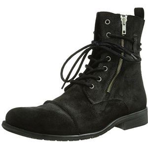 SELECTED Sel Tempus Suede I heren lange schacht laarzen, bruin grijs, 46 EU