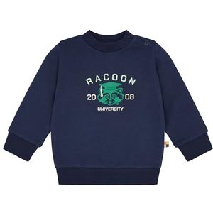 loud + proud Uniseks sweatshirt voor kinderen met printmotief, GOTS-gecertificeerd sweatshirt, ultra marine, 86-92