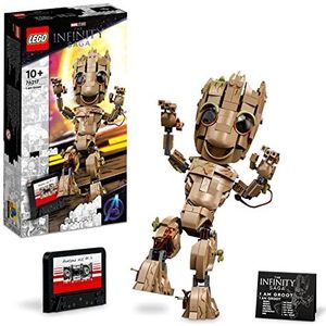LEGO 76217 Marvel Ik ben Groot Set, Guardians of the Galaxy 2 Constructie Speelgoed, Origineel Verjaardagscadeau Idee voor Kinderen, Jongens en Meisjes en Avengers fans vanaf 10 Jaar