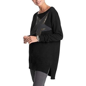 ESPRIT dames pullover met pailletten applicatie