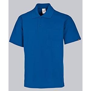 BP 1222-180-13-M uniseks poloshirt, 1/2 mouwen, polokraag met drukknoopband, lengte 70 cm, 200,00 g/m² puur katoen, koningsblauw, M