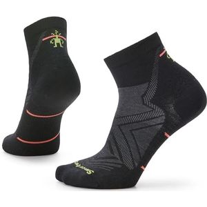 Smartwool - Run Zero Cushion Ankle Socks - Zwart - Dames