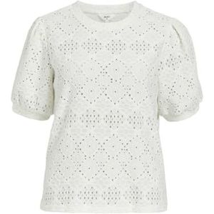 Object Objfeodora S/S Top Noos T-shirt voor dames, cloud dancer, M