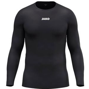 JAKO Unisex shirt met lange mouwen Function, zwart, XXL