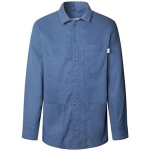 Pepe Jeans Heren CADELOR overhemd, blauw (Thames Blue), XXL, Blauw (Thames Blue), XXL