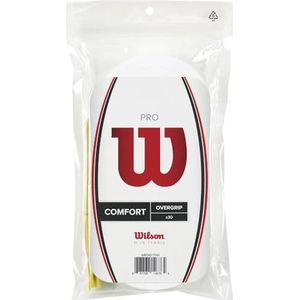 Wilson Unisex gripband Pro overgrip, wit, 30 stuks, WRZ4017WH