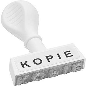 WEDO 19324 Stocktekst Stempel COPY, kunststof, opdrukbreedte ca. 45 mm, letterhoogte 6,5 mm, ergonomische handgreep, wit