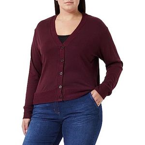 Triumph Dames Thermal Jumper Cardigan Pyjamabovendeel, Claret, 40/42