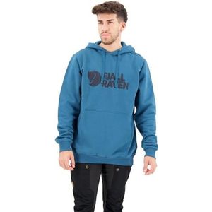 Fjällräven - Logo Hoodie - Biologisch Katoen - Zwart