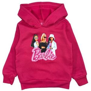 Disney Barbie Sweatshirt met capuchon voor meisjes, Fuchsia, 3 Jaren
