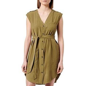 ONLY Dames ONLARIS Life S/L korte riem jurk PNT jurk, Martini Olive, S, martini olijf, S