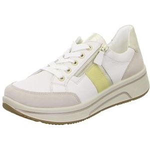 ARA Sapporo Sneakers voor dames, Shell, Cream, Platina, Vanille, 35 EU Breed, Shell Cream Platina Vanille, 35 EU Breed