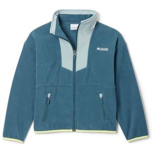 Columbia Jeugd Sequoia Grove fleece jack met volledige rits, fleece jack met volledige rits, groenblauw/blauw (Crushed Blue), XL