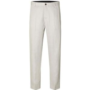 SELETED HOMME Slhreguar-Will Linen TRS Noos, zand, 48