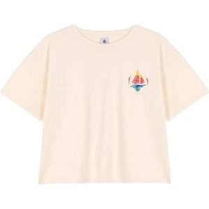 Petit Bateau T-shirt met korte mouwen voor dames, Avalanche Wit, XS