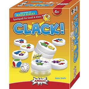 AMIGO 02765 - Clack: Magnetisch Gezelschapsspel voor Kinderen vanaf 17,1 x 12,8 x 5,6 cm - Speel met Kleurrijke Schijven