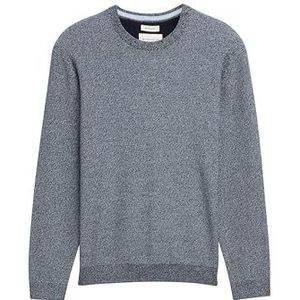 Tom Tailor - Regular Fit - Gebreide Pullover - Mêlee - Zuiver Katoen