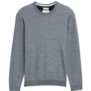 Tom Tailor - Regular Fit - Gebreide Pullover - Mêlee - Zuiver Katoen