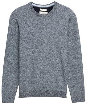 Tom Tailor - Regular Fit - Gebreide Pullover - Mêlee - Zuiver Katoen