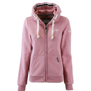 acalmar Dames sweatjack 34619089-AC01, roodroze melange, S, roodroze melange, S