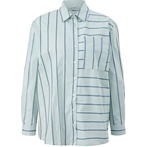 Comma CI Damesblouse, 72s2 Stripes Pale Mint, 42