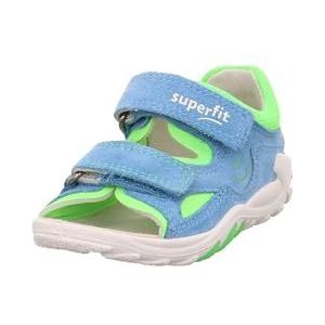 Superfit Flow sandalen voor jongens, Lichtblauw lichtgroen 8400, 19