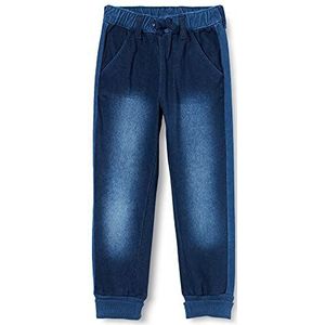 Chicco Babyjongens Pantaloni Lunghi in Morbido Cotone Denim Stretch. Casual broek, blauw, 62 cm