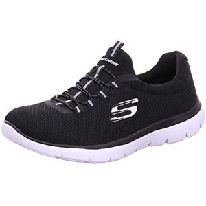 Skechers SUMMITS dames Sneaker,Black White,35.5 EU