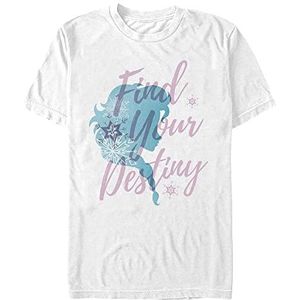 Disney Frozen - Destiny Sil Elsa Unisex Crew neck T-Shirt White S