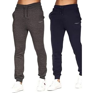 Crosshatch Traymax Joggingbroek voor heren, Marine/Houtskool, XXL