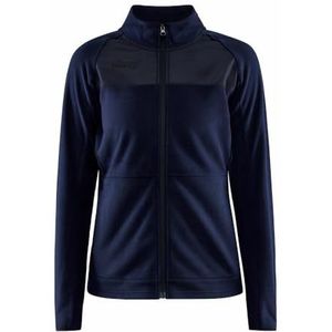 Craft ADV Explore Fleece Mid layer Fleecejack voor dames, M, blaze, geborsteld fleece, met duimgat, zakken met ritssluiting, Quick Dry jas voor dames, outdoor fleecejas voor dames