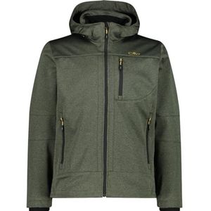 CMP Licht gebreid vest van fleece met netstof