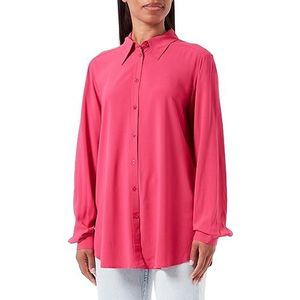 United Colors of Benetton dames overhemd, Rood Magenta 2E8, L