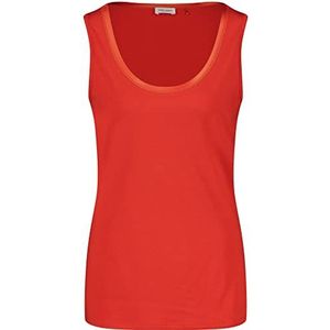 Gerry Weber T-shirt voor dames met korte mouwen en korte mouwen en print op de voorkant, fire, 40