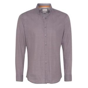 BRAX Heren P Style Daniel Light flanel overhemd, Portobello, M