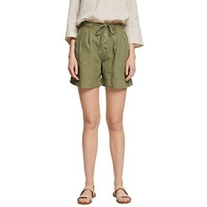 ESPRIT Shorts voor dames, 345/Licht Khaki, 60