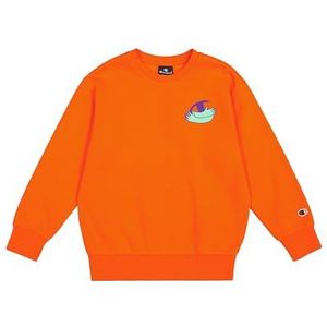 Champion Sweatshirt voor kinderen en jongens, Mandarijnsinaasappel (Tnt), 5-6 jaar