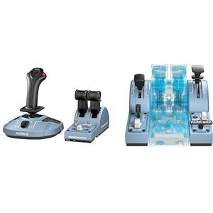 Thrustmaster TCA Officer Pack Airbus Edition - Airbus Replica Sidestick en Throttle Quadrant - voor PC & Thrustmaster TCA Quadrant Add-On Airbus Edition - Add on voor TCA Quadrant - voor PC