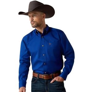 ARIAT - Solid Twill Shirt-Dotd - Herenblouse - Outremer Blauw