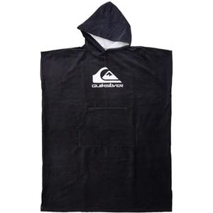 Quiksilver Hoody Towel - Surf-poncho voor mannen zwart