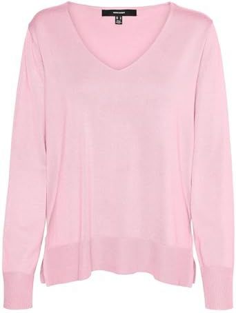 Vmsilje - Gebreide Pullover - V-Hals - Lange Mouwen - Loose Fit