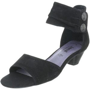 Jana Mode, sandalen voor dames, Zwart 001, 41 EU